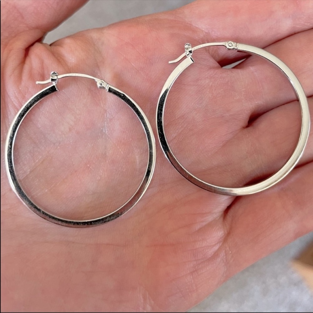 14k Gold Hoops Hoop Earrings